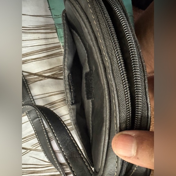 Black Vintage USPA Crossbody Bag - Picture 6 of 6